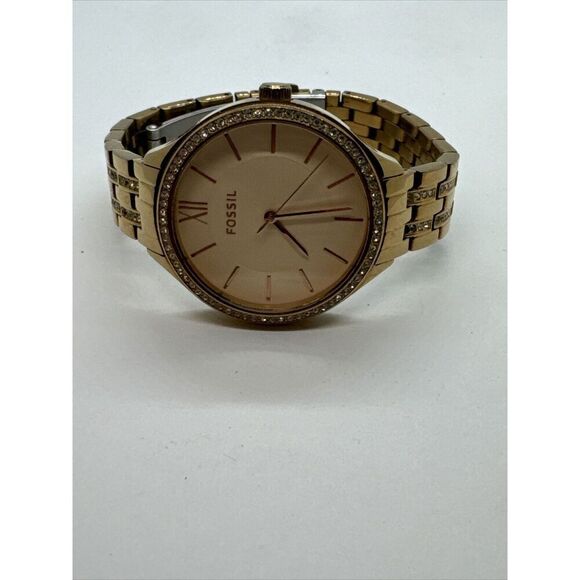 Fossil Suitor BQ3116 Women's Rose Gold Stainless Steel Analog Dial Watch JNA361 - Picture 5 of 11